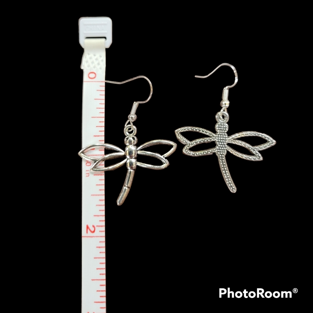 Big dragonfly earrings - Picture 2 of 2
